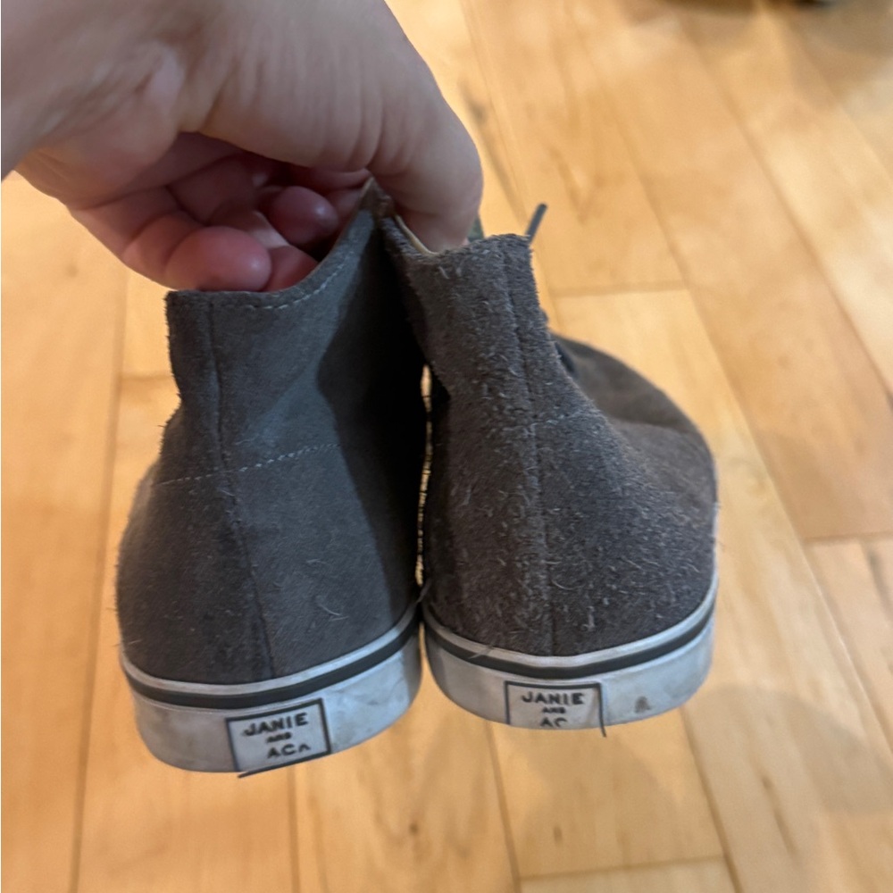 Janie and Jack Kids Charcoal suede Boots